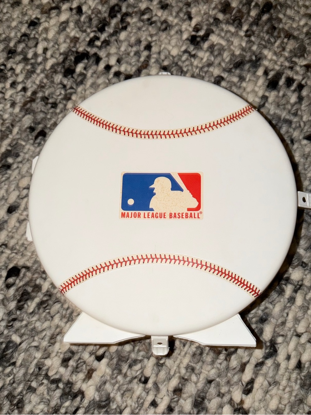 MLB White Baseball-Themed Card Case